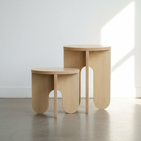 UNFNSHED Mini Side Table as compact nightstand for small apartment