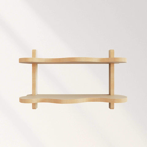 Wavy Wall Shelves DIY