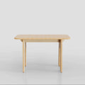 Modern bench with a sleek, minimalist design, featuring a rectangular shape and light wood finish, ideal for contemporary spaces.