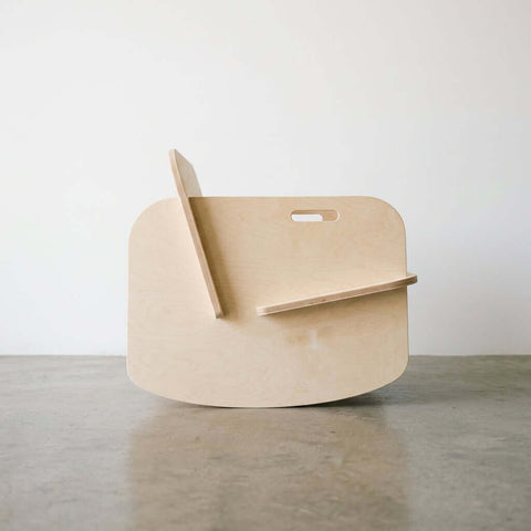 Modern Rocker featuring contemporary design with 13-ply premium plywood, tool-free assembly and sleek silhouette.