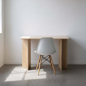 Minimalist Modern Desk made from premium birch plywood, featuring timeless design and easy assembly.