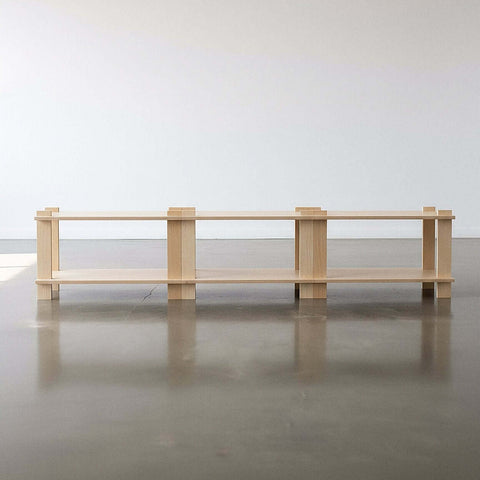 Modular Shelf featuring clean lines and versatile design, made from strong furniture grade plywood.