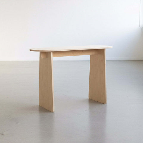 Modern Console Table made from premium birch plywood with a clean design, perfect for any space.