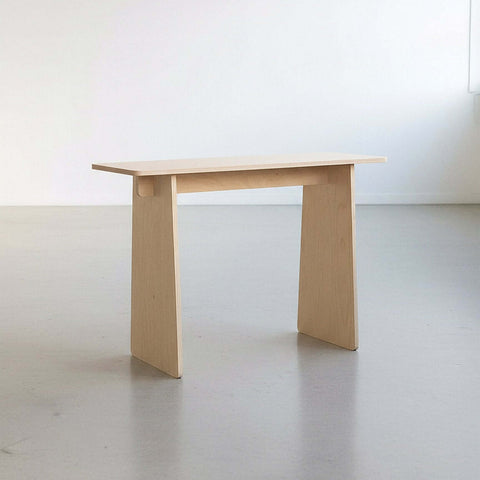 Modern Console Table made of premium birch plywood, suitable for various spaces.